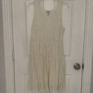 Joie “Pruitt” Ivory/Cream Eyelet Lace Dress Size 6 NEW WITHOUT TAGS